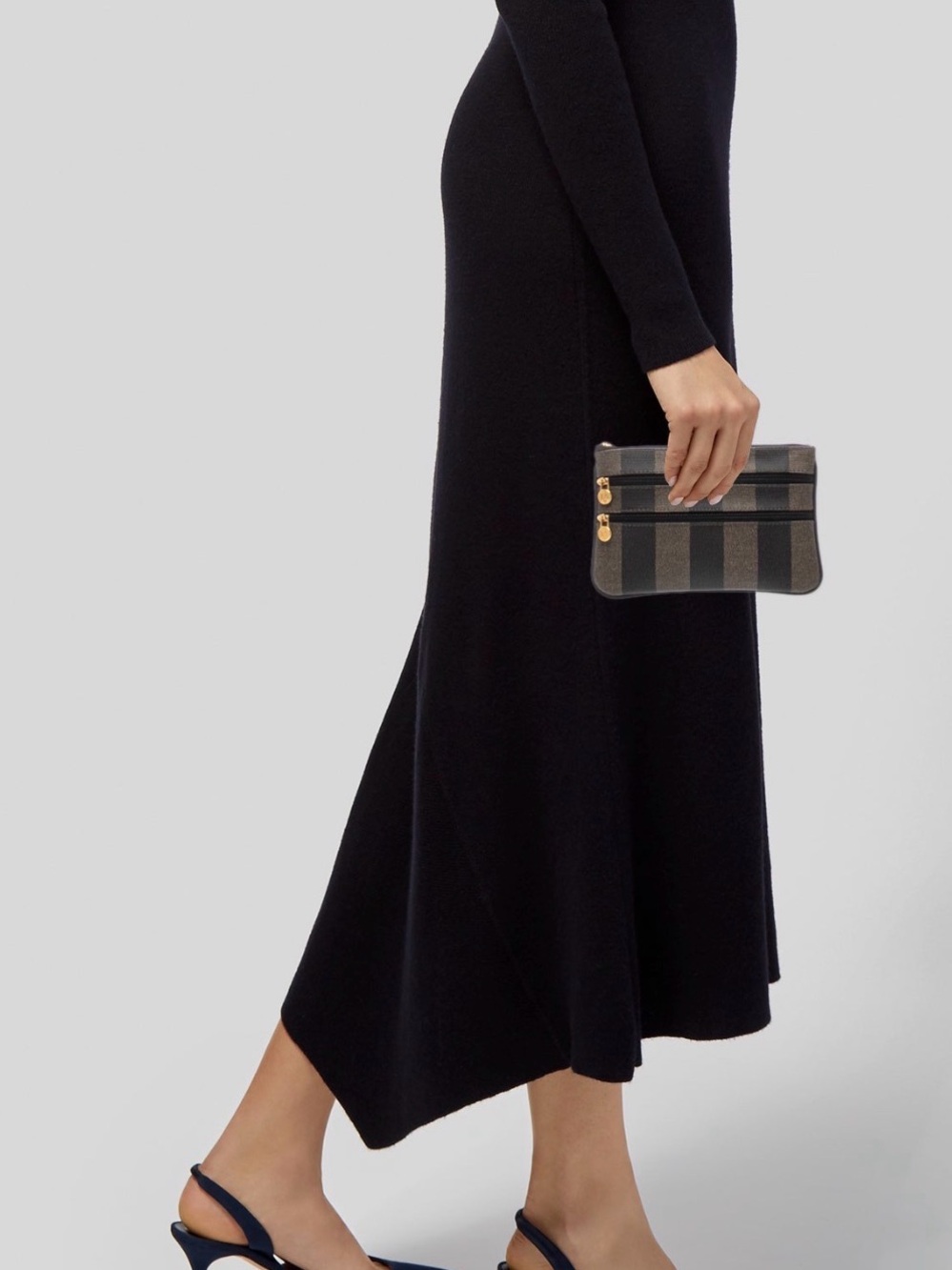 Vintage Fendi PenguinPouch in Black and Brown - Picture 10 of 11